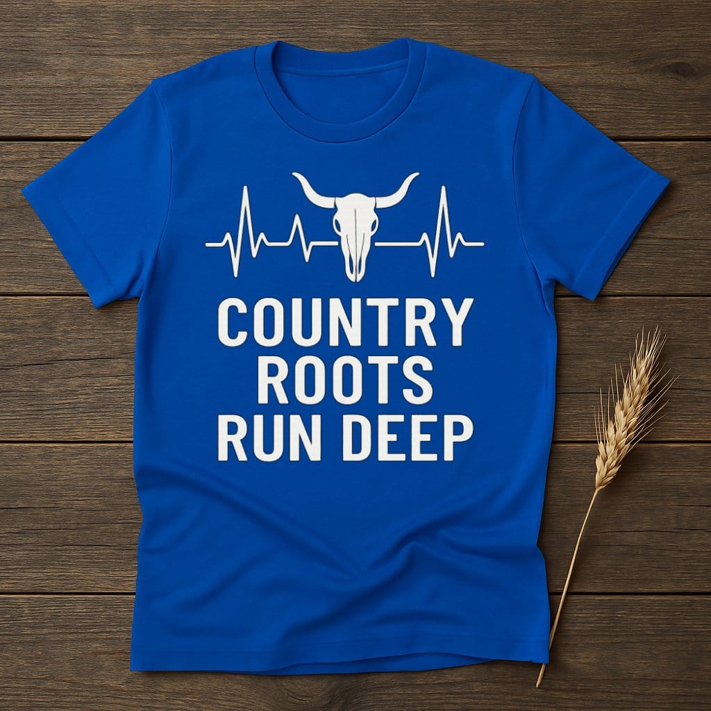 MyDesigns Physical Item S / Royal Country Roots Run Deep T-Shirts