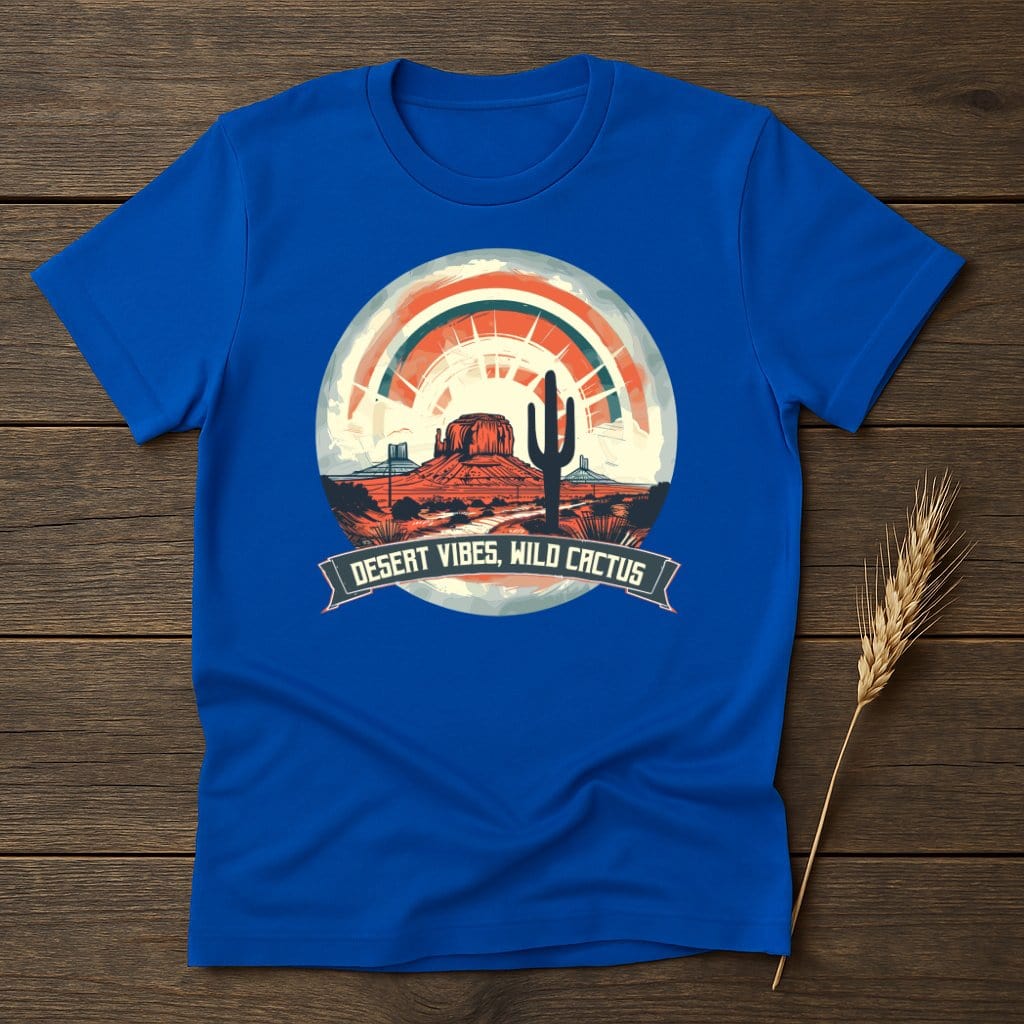 MyDesigns Physical Item S / Royal Desert Vibes Wild Cactus T-Shirt