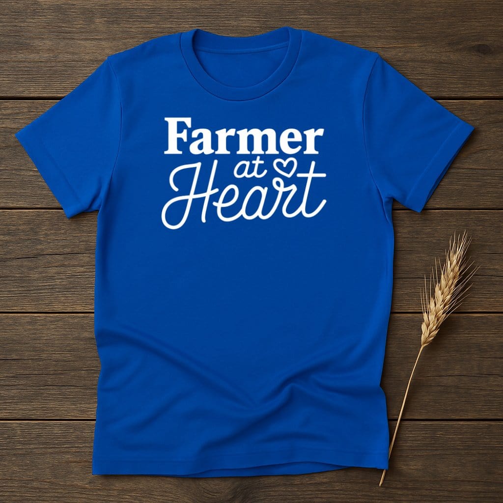 MyDesigns Physical Item S / Royal Farmer at Heart T-Shirt