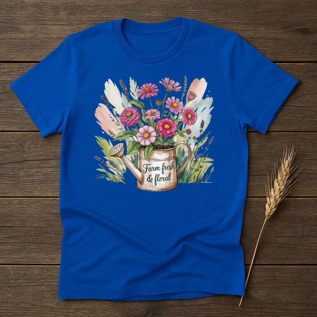 MyDesigns Physical Item S / Royal Floral Watering Can T-Shirt