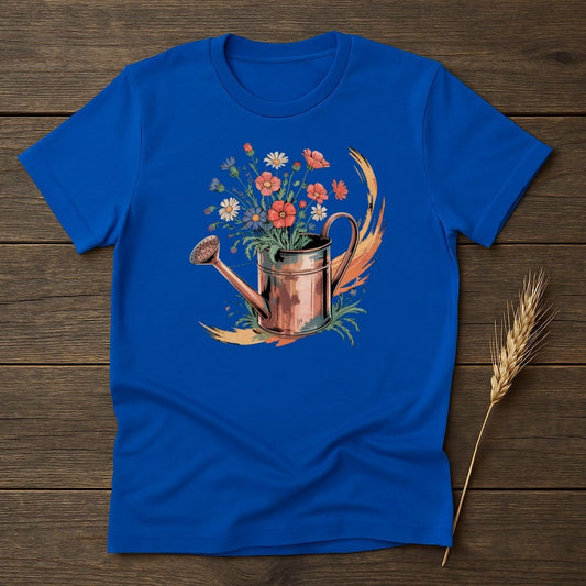 MyDesigns Physical Item S / Royal Floral Watering Can T-Shirt