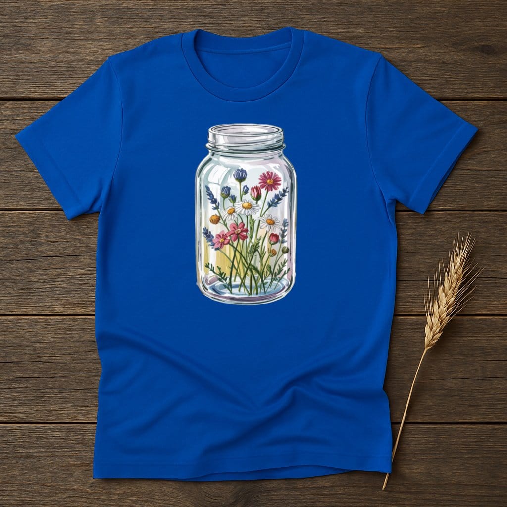 MyDesigns Physical Item S / Royal Flowers In Jar T-Shirt
