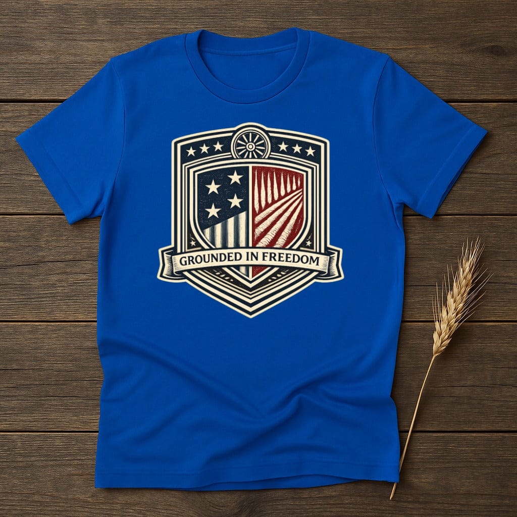 MyDesigns Physical Item S / Royal Freedom Shield T-Shirt