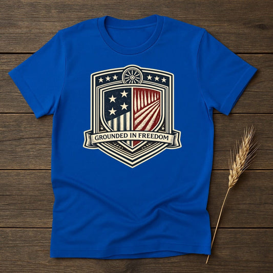 MyDesigns Physical Item S / Royal Freedom Shield T-Shirt