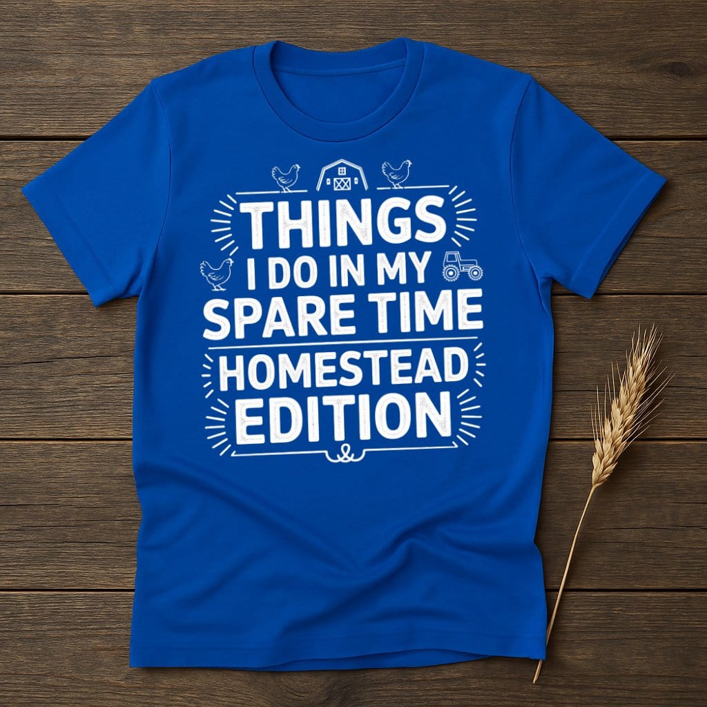 MyDesigns Physical Item S / Royal Funny Farm Life T-Shirt