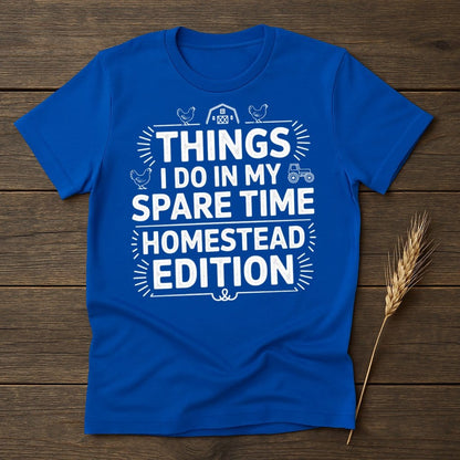 MyDesigns Physical Item S / Royal Funny Farm Life T-Shirt