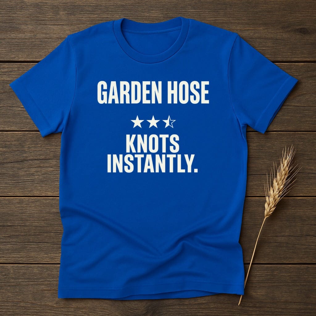 MyDesigns Physical Item S / Royal Garden Hose Knots T-Shirt