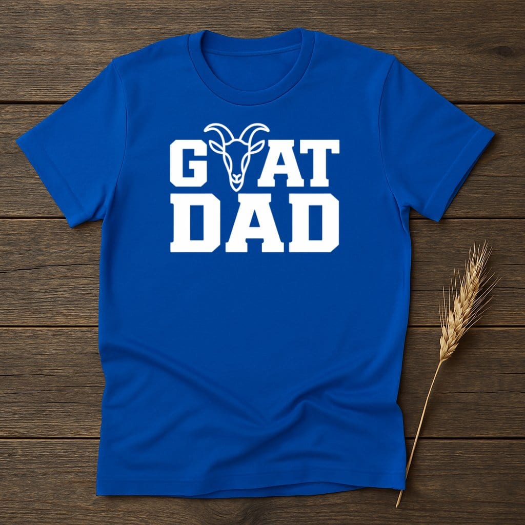 MyDesigns Physical Item S / Royal GOAT DAD T-Shirts