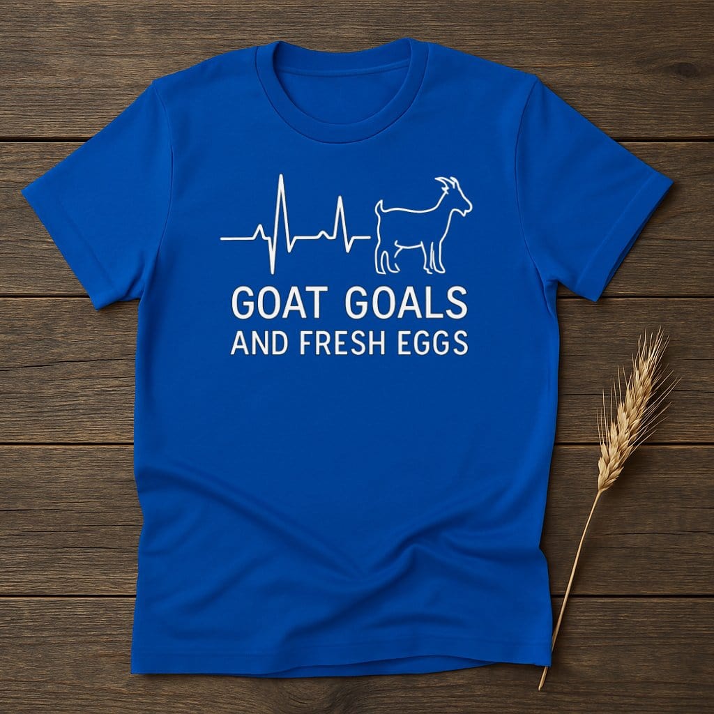 MyDesigns Physical Item S / Royal Goat Goals And Fresh Eggs T-Shirts