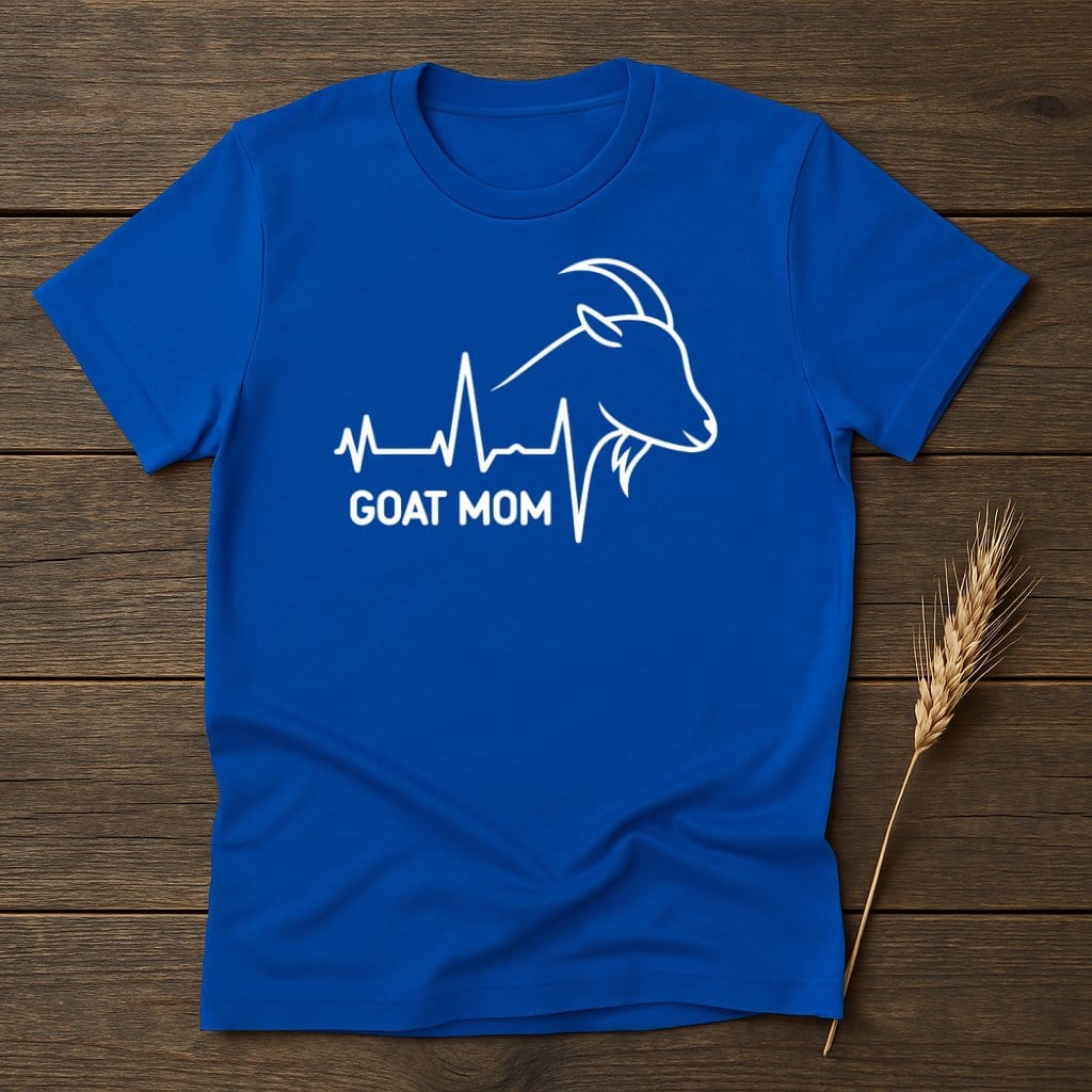 MyDesigns Physical Item S / Royal Goat Mom T-Shirt
