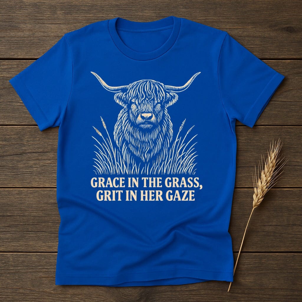MyDesigns Physical Item S / Royal Grace In The Grass Grit In Her Gaze T-Shirt