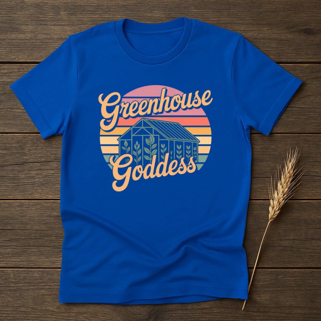 MyDesigns Physical Item S / Royal Greenhouse Goddess Retro T-Shirts