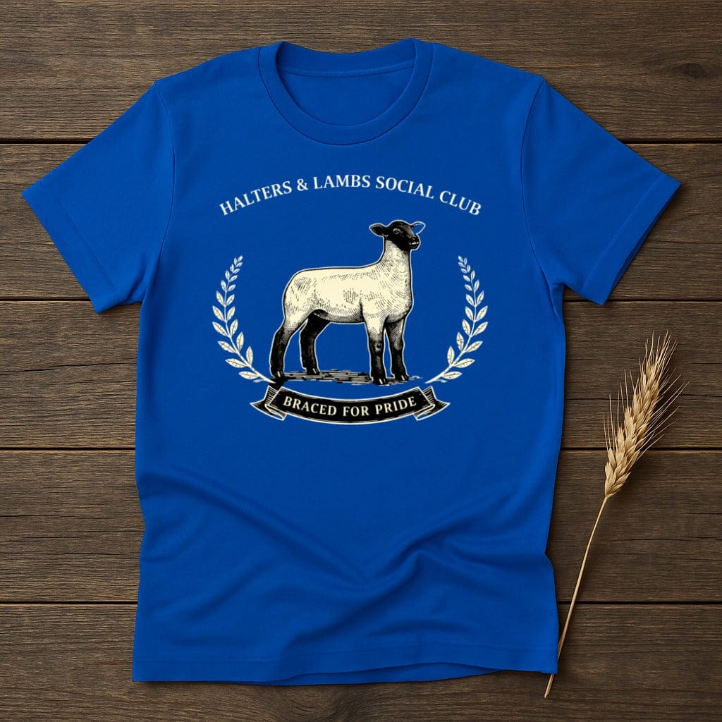 MyDesigns Physical Item S / Royal Halters Lambs Pride T-Shirt