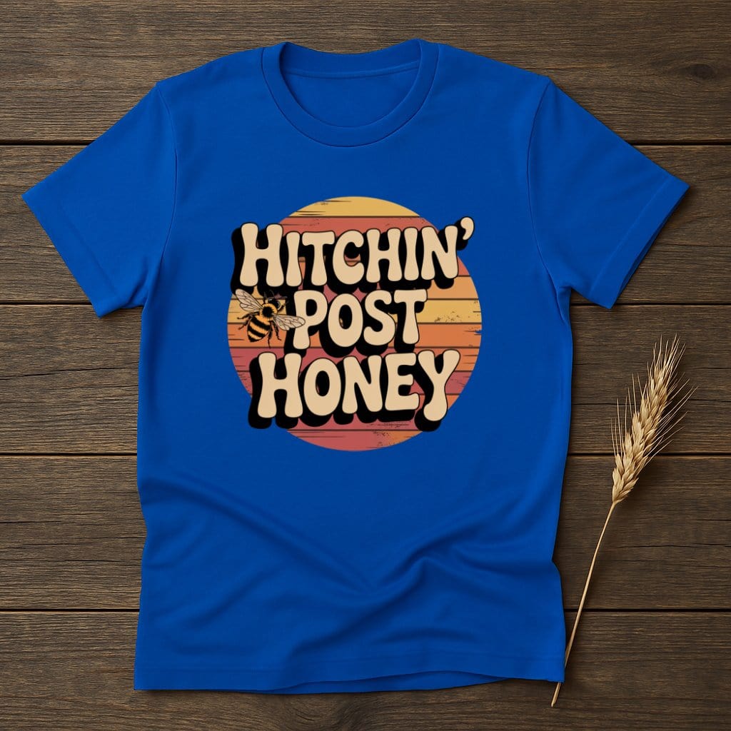 MyDesigns Physical Item S / Royal Hitchin Post Honey Retro T-Shirts