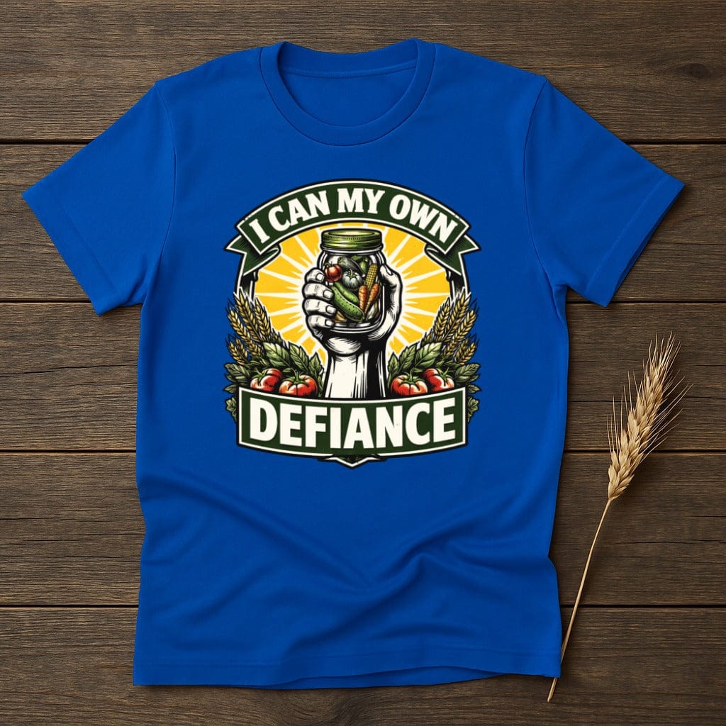 MyDesigns Physical Item S / Royal I Can My Own Defiance T-Shirt