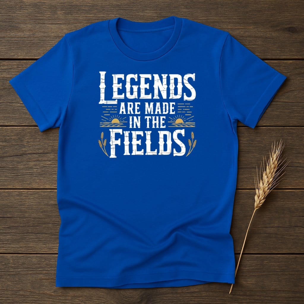 MyDesigns Physical Item S / Royal Legends Are Made in The Fields T-Shirt