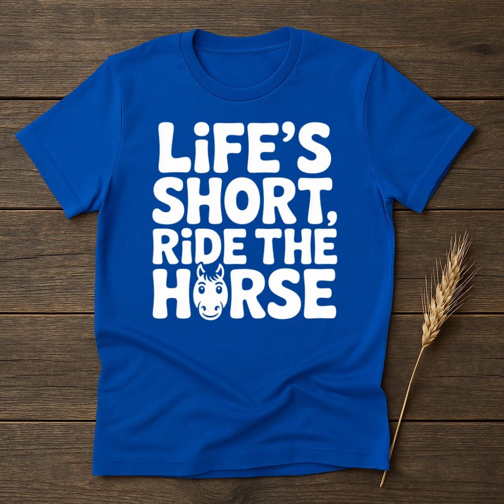 MyDesigns Physical Item S / Royal Life's Short Ride The Horse T-Shirt