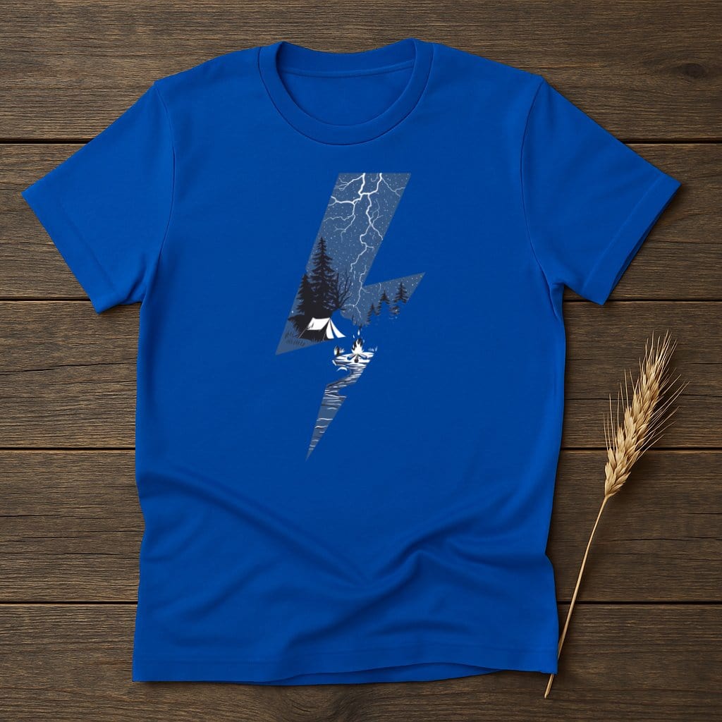 MyDesigns Physical Item S / Royal Lightning Forest T-Shirts