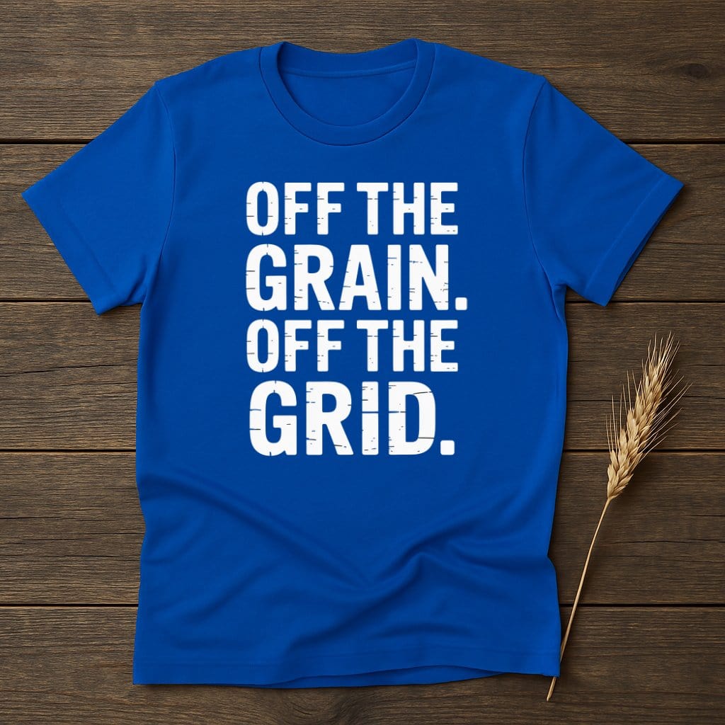 MyDesigns Physical Item S / Royal Off The Grain Off The Grid T-Shirt