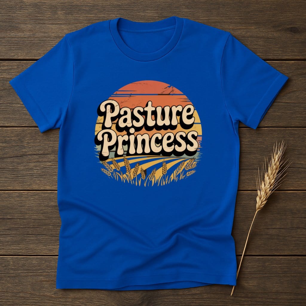 MyDesigns Physical Item S / Royal Pasture Princess Retro T-Shirts