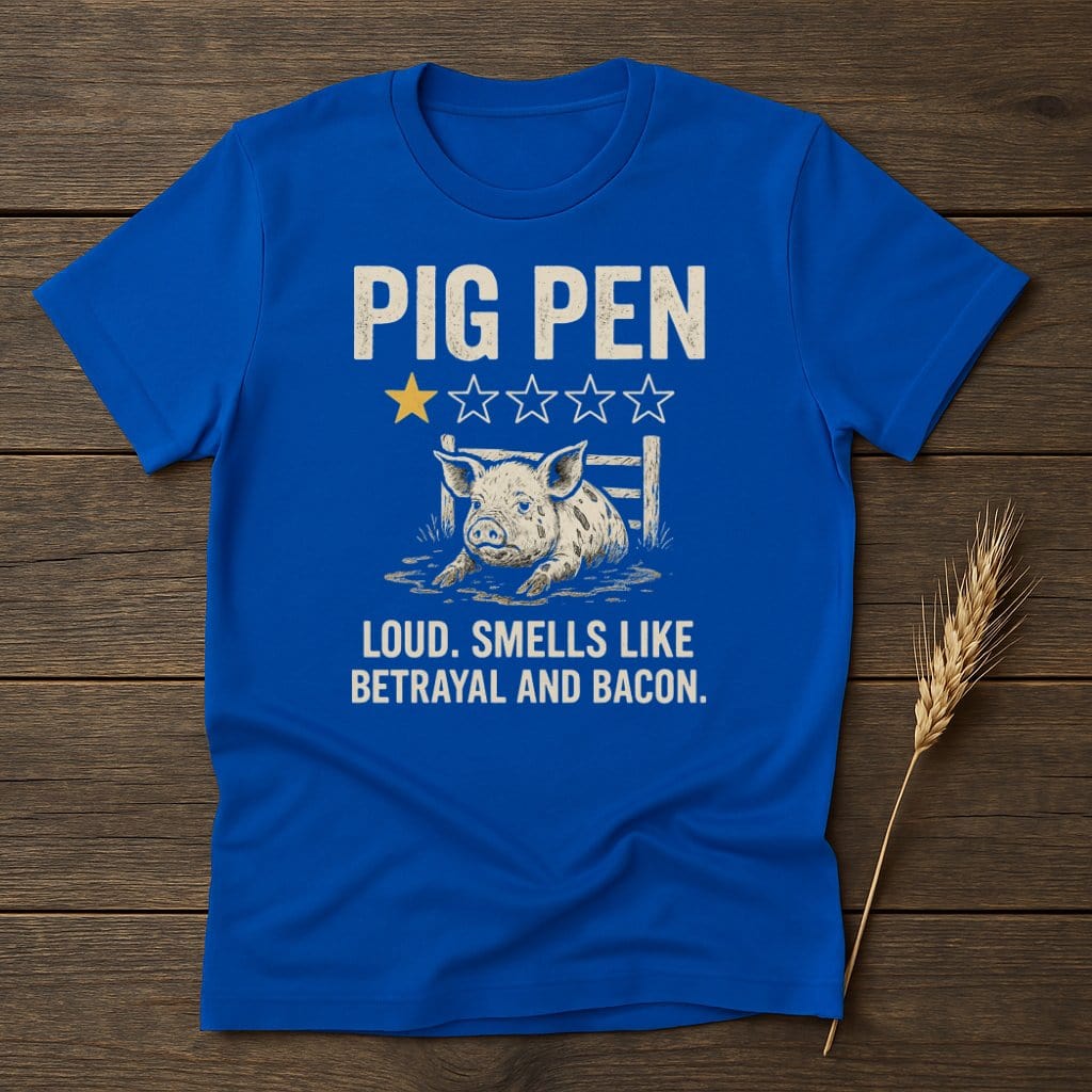MyDesigns Physical Item S / Royal Pig Pen Review T-Shirt