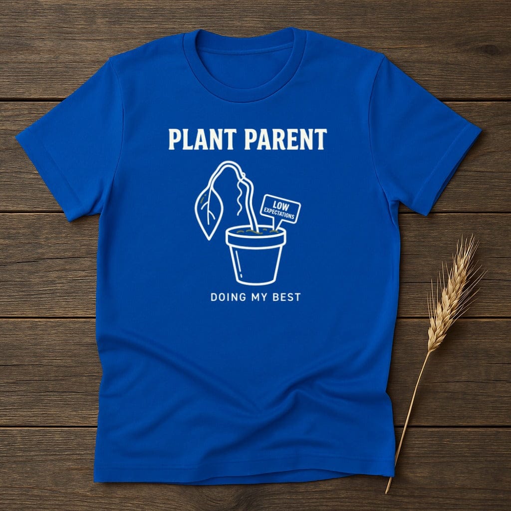MyDesigns Physical Item S / Royal Plant Parent T-Shirt