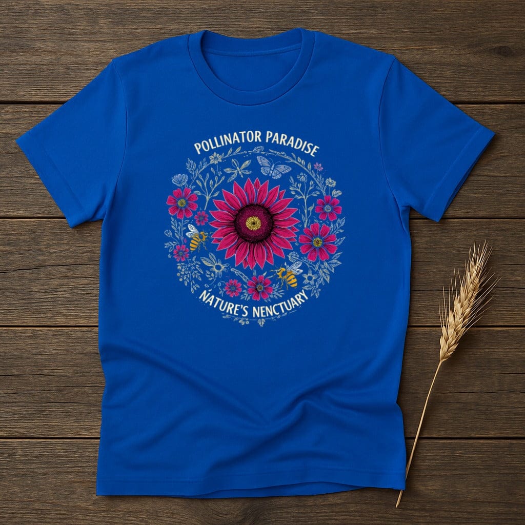 MyDesigns Physical Item S / Royal Pollinator Paradise T-Shirt