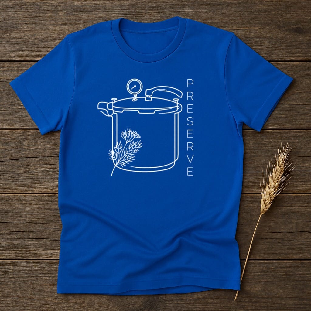 MyDesigns Physical Item S / Royal Preserve Food Canning T-Shirt