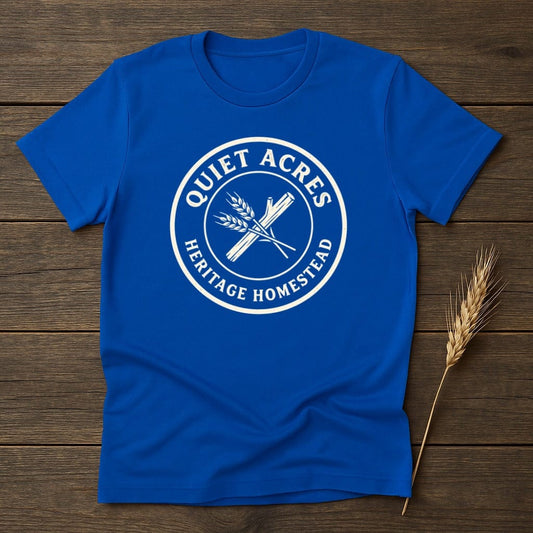 MyDesigns Physical Item S / Royal Quiet Acres Heritage Homestead T-Shirt