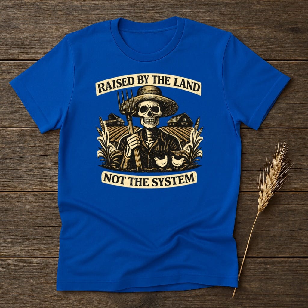 MyDesigns Physical Item S / Royal Raised By Land T-Shirt