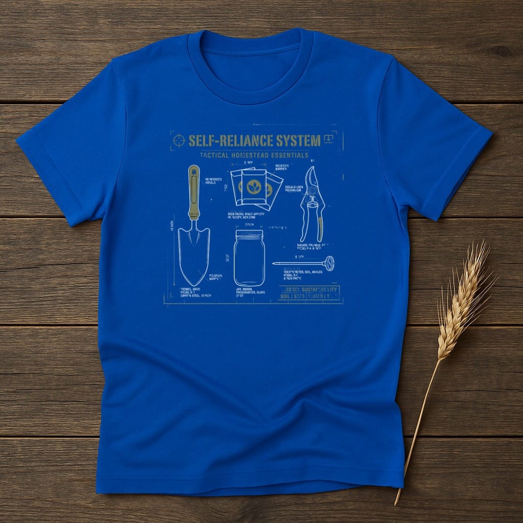 MyDesigns Physical Item S / Royal Self-Reliance System T-Shirt