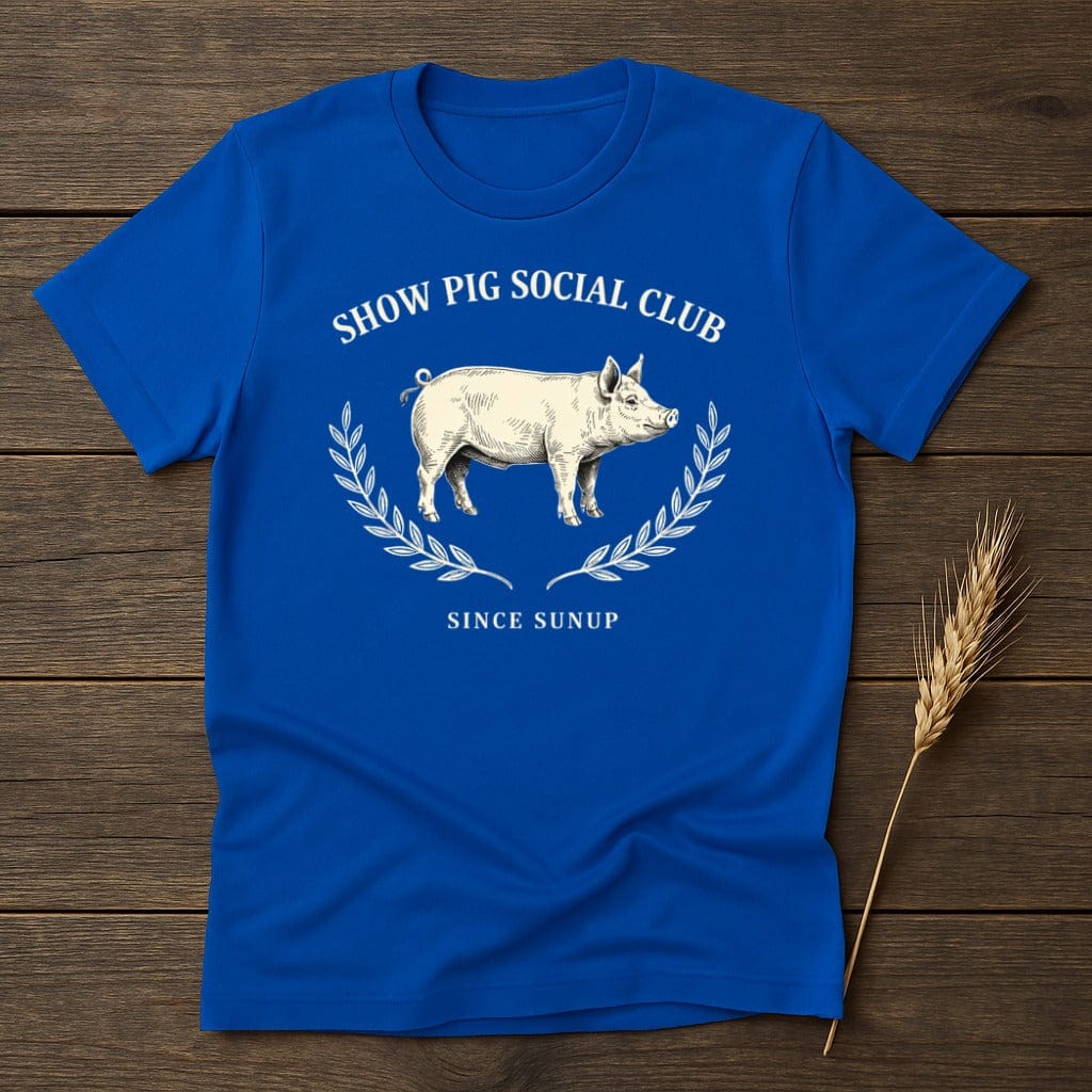 MyDesigns Physical Item S / Royal Show Pig Social Club T-Shirt
