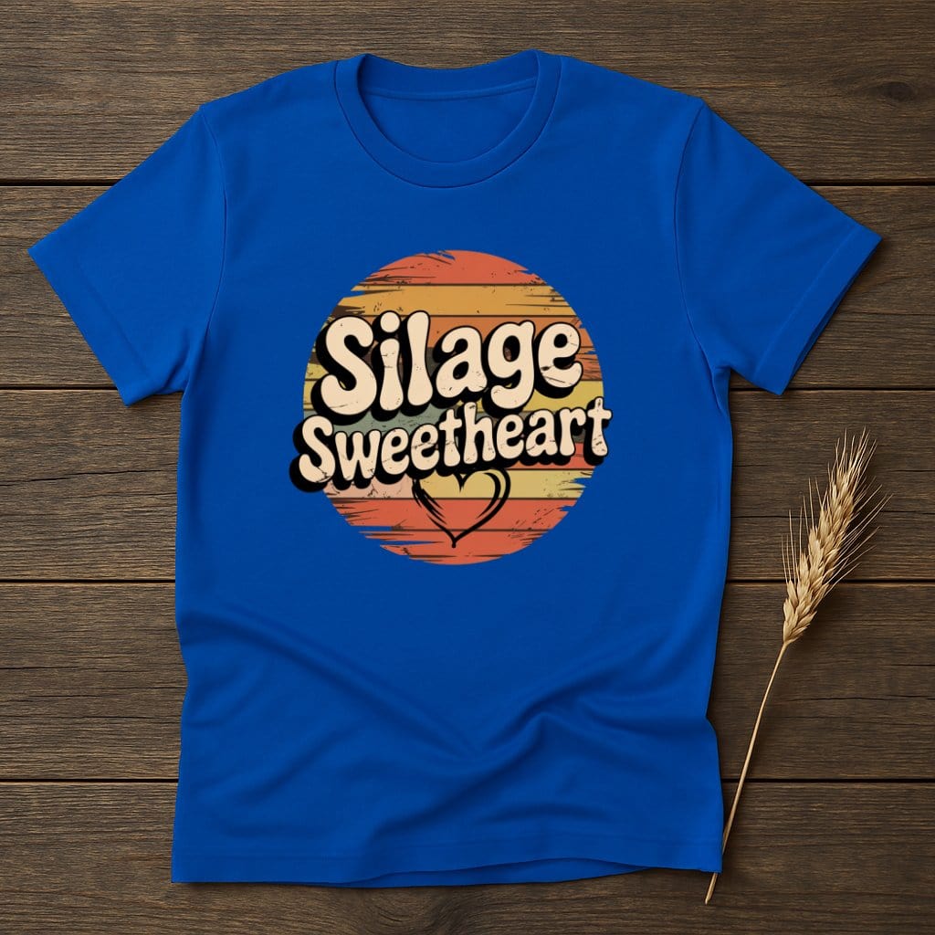 MyDesigns Physical Item S / Royal Silage Sweetheart Retro T-Shirts