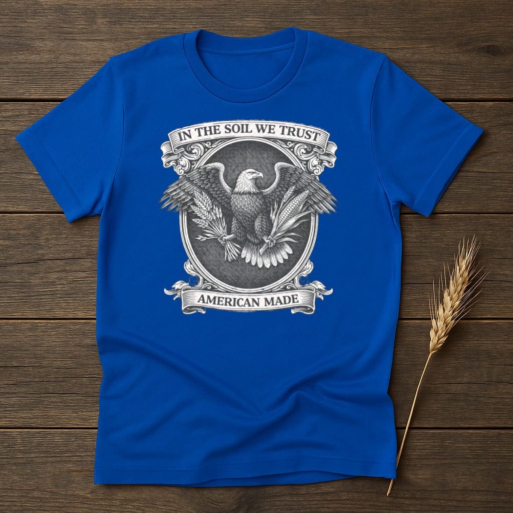 MyDesigns Physical Item S / Royal Soil We Trust T-Shirt