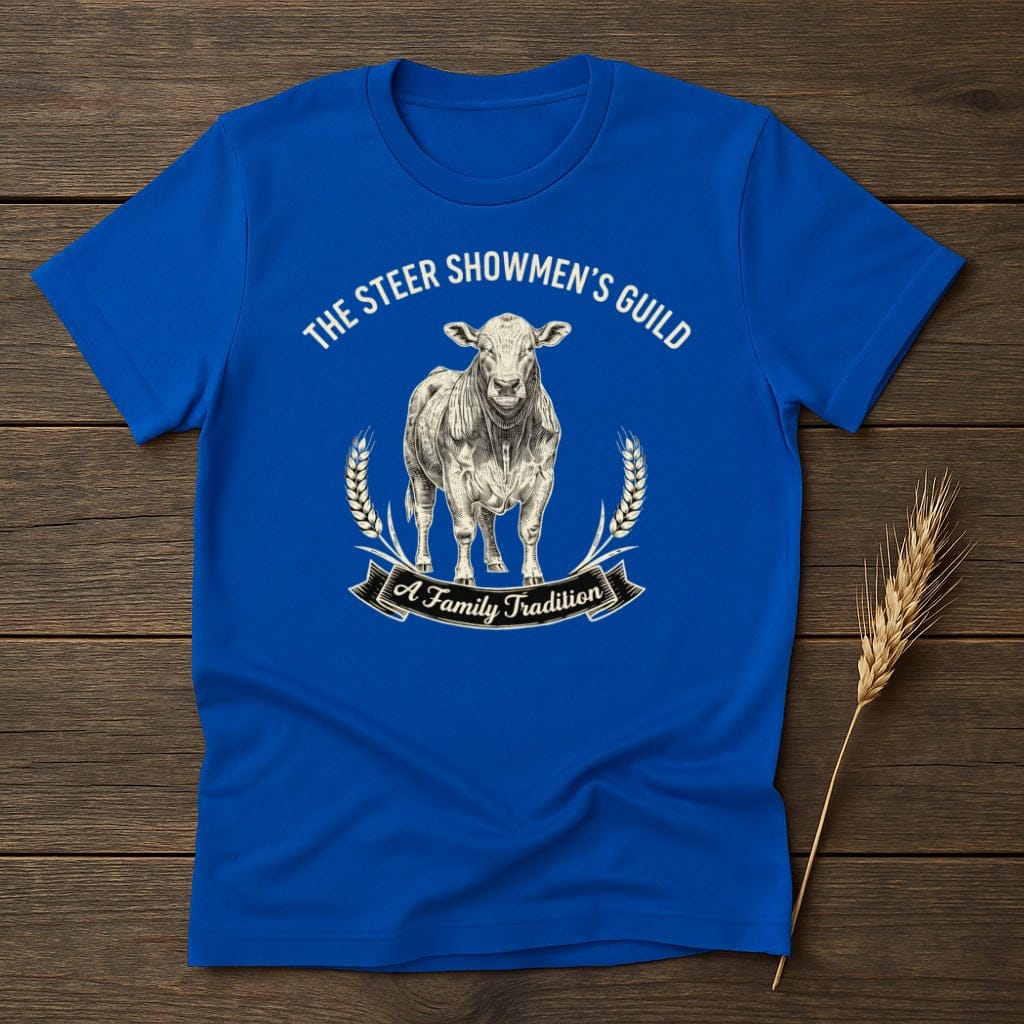 MyDesigns Physical Item S / Royal Steer Showmen's Guild T-Shirt