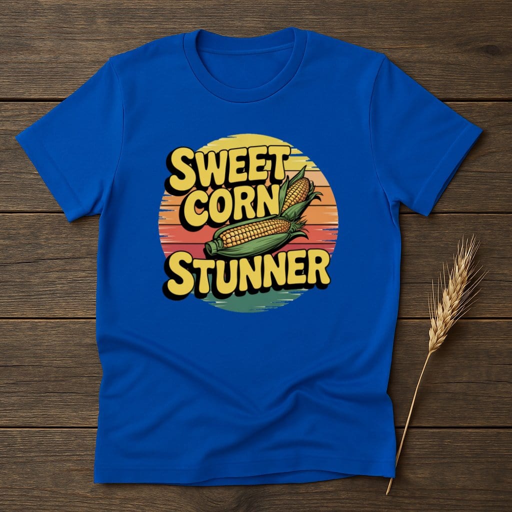 MyDesigns Physical Item S / Royal Sweet Corn Stunner Retro T-Shirts