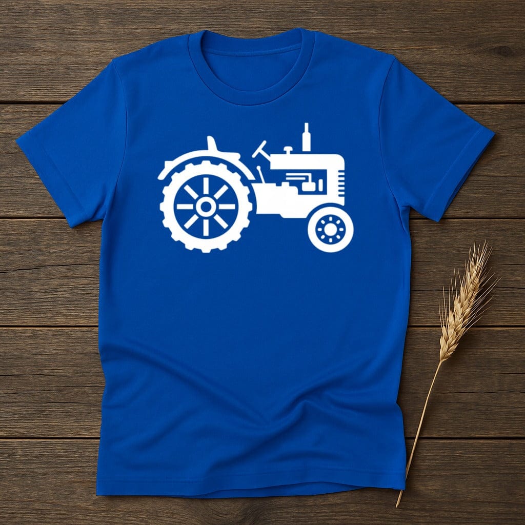 MyDesigns Physical Item S / Royal Tractor Silhouette T-Shirt