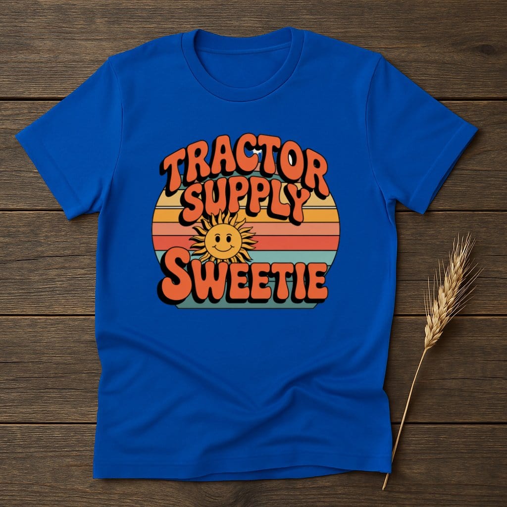 MyDesigns Physical Item S / Royal Tractor Supply Sweetie Retro T-Shirts