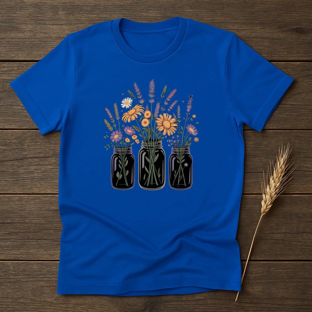 MyDesigns Physical Item S / Royal Wildflower Bouquets T-Shirt