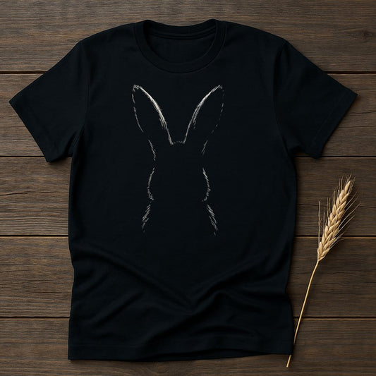 MyDesigns Silhouette Shirt S / Black Bunny T-Shirts