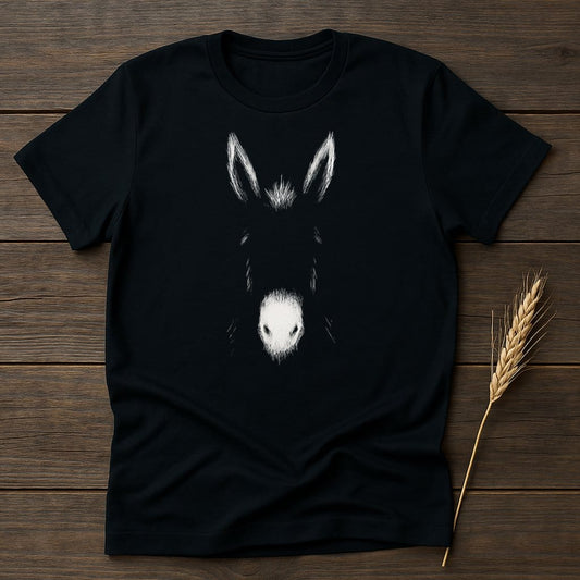MyDesigns Silhouette Shirt S / Black Donkey Face T-Shirts