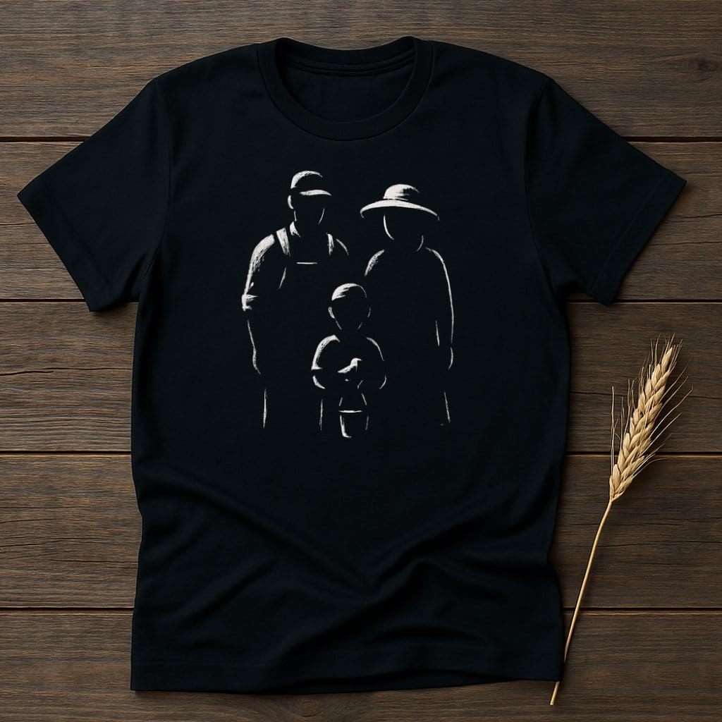 MyDesigns Silhouette Shirt S / Black Homesteader Family T-Shirts