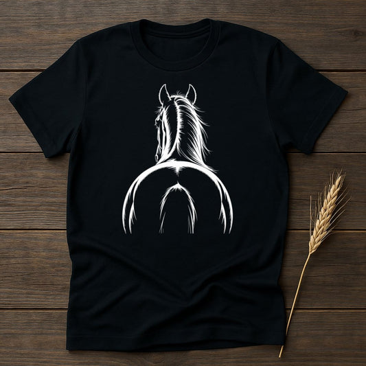 MyDesigns Silhouette Shirt S / Black Majestic Horse T-Shirts