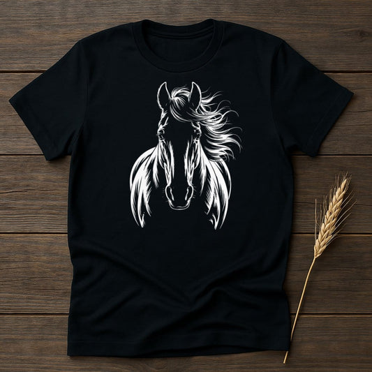 MyDesigns Silhouette Shirt S / Black Stunning Horse T-Shirts