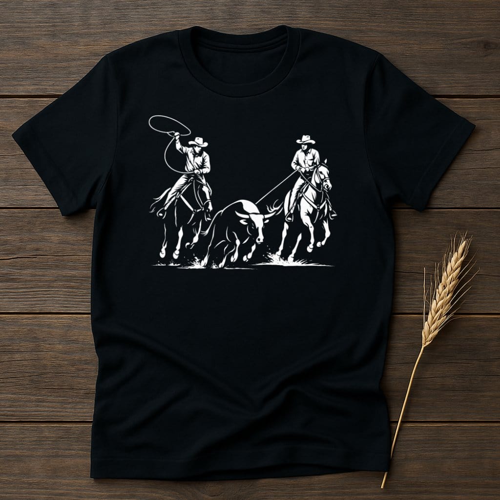 MyDesigns Silhouette Shirt S / Black Team RopersT-Shirts