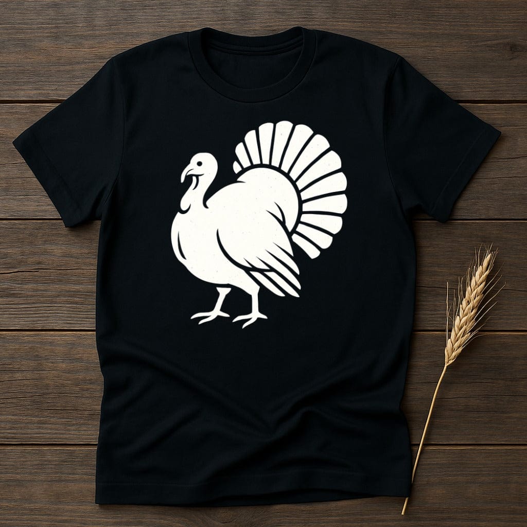 MyDesigns Silhouette Shirt S / Black Turkey T-Shirt