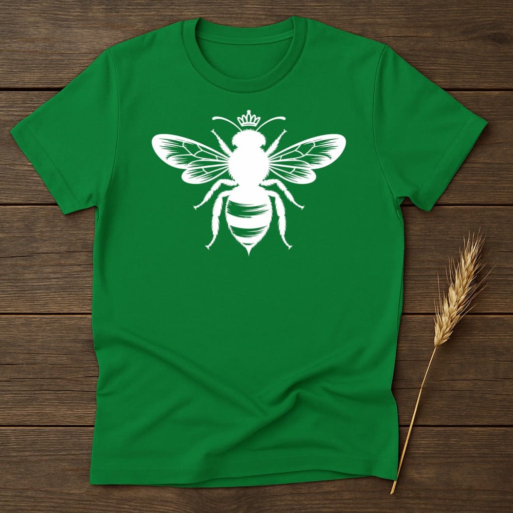 MyDesigns Silhouette Shirt S / Irish Green Queen Bee Crown T-Shirt