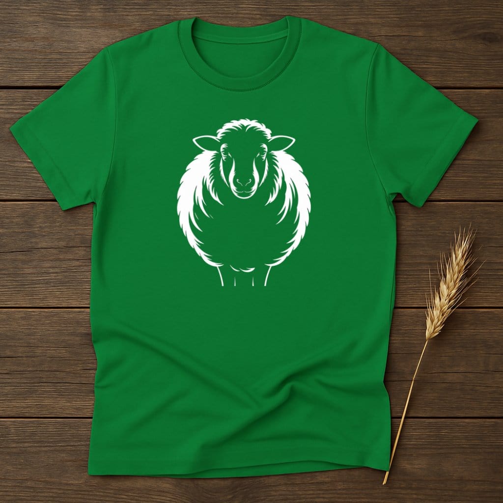 MyDesigns Silhouette Shirt S / Irish Green Sheep T-Shirts