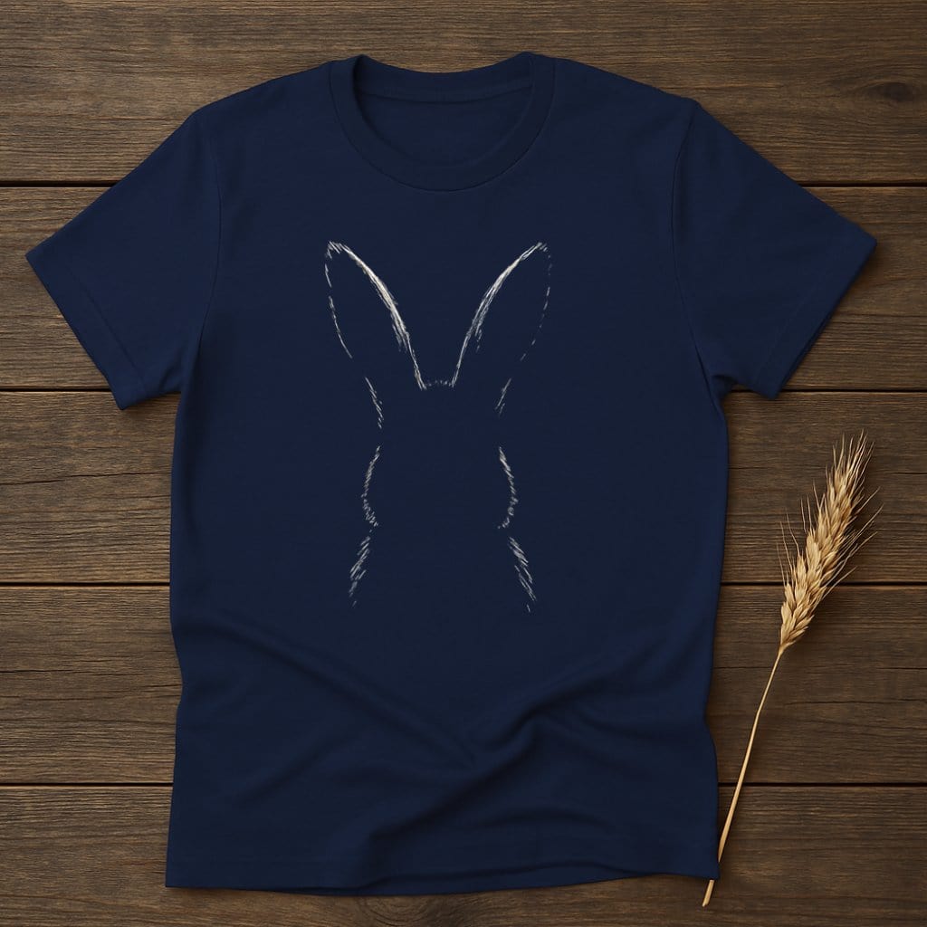 MyDesigns Silhouette Shirt S / Navy Bunny T-Shirts