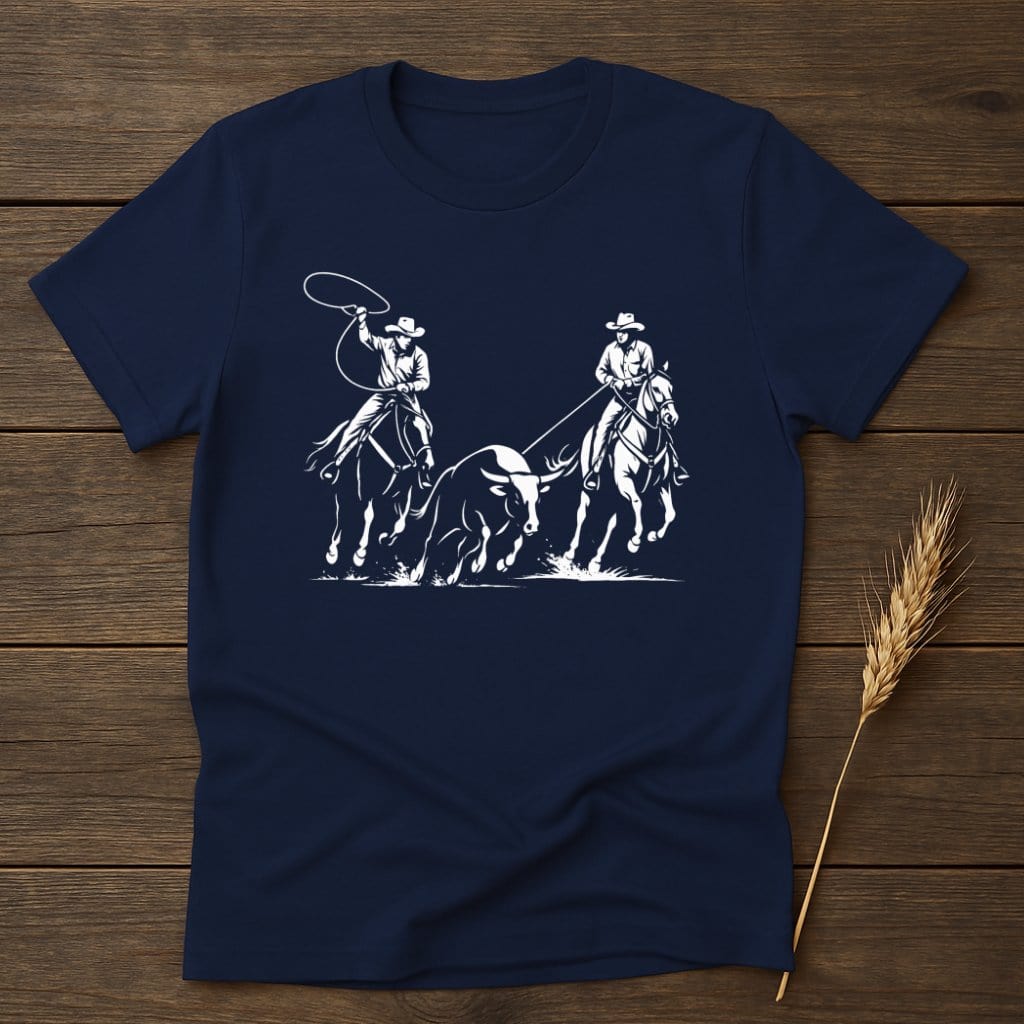 MyDesigns Silhouette Shirt S / Navy Team RopersT-Shirts